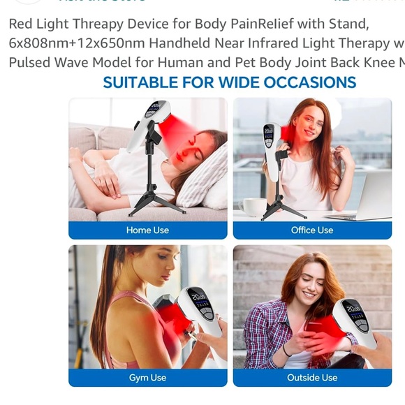 NEW Red Light Device for Relief Infrared Light with LED Display (open box) - Picture 9 of 9